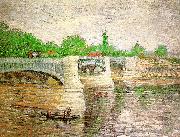 Vincent Van Gogh The Seine with the Pont de la Grand Jatte Norge oil painting reproduction